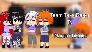 Team Taka react to Naruto Tiktoks! | Bad thumbnail