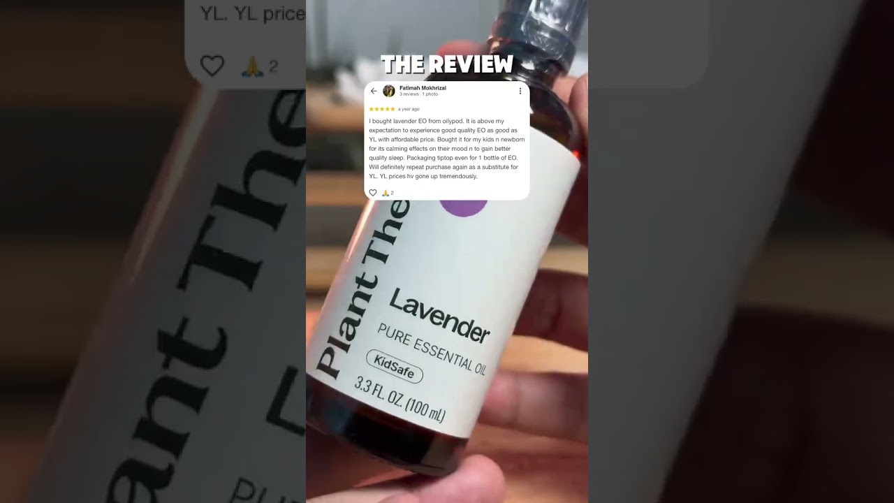 You should definitely try this Lavender Essential Oil! 😍