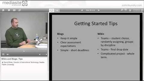 Wikis and Blogs- Tips