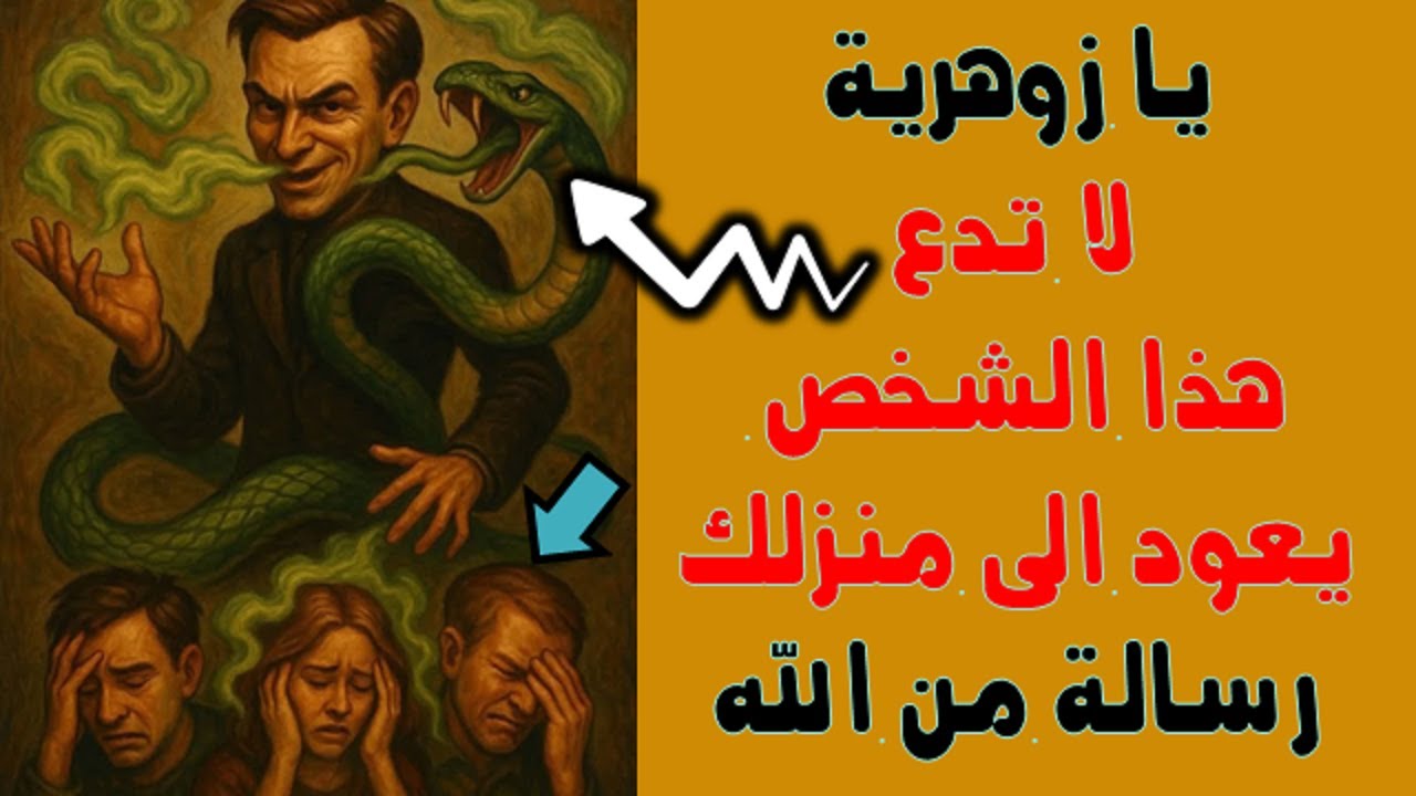 لا تدع هذا الشخص يعود إلى منزلك يا زوهرية رسالة خاصة من الله