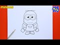 How to Draw a Minion with Pencil || Drawing for Beginners