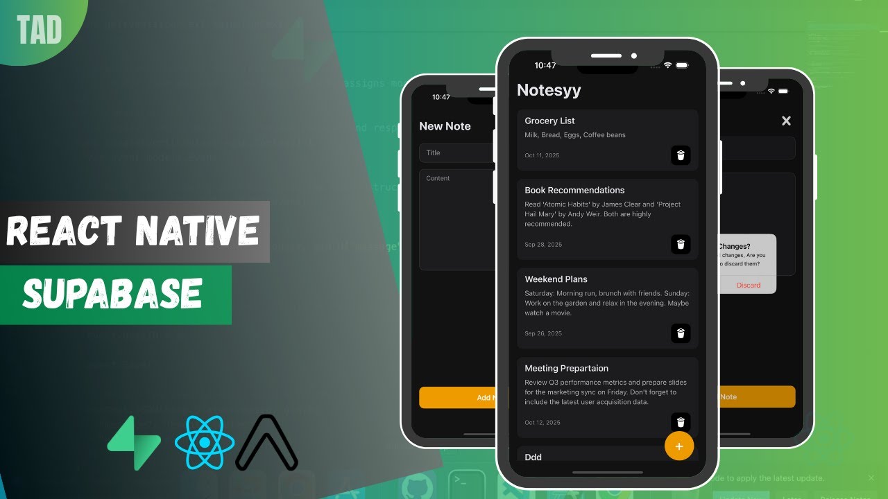 Build Your First React Native Full Stack App | DEMO VIDEO - YouTube