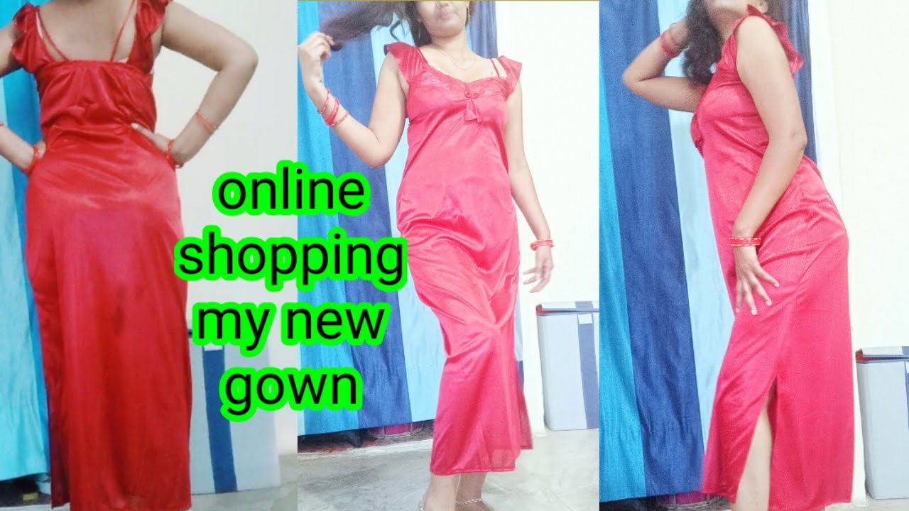 meso online shopping my new gown review YouTube