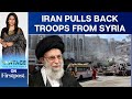 Iran wit.raws troops from syria amid attacks on iranian commanders  vantage with palki sharma