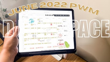 JUNE 2022 PWM | Monthly Set Up, Habit Tracker, Monthly Goals