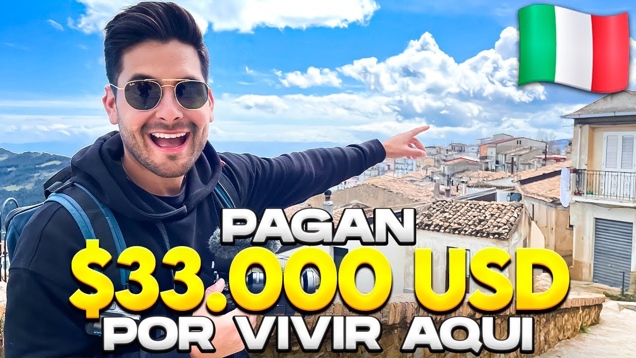 ITALIA PAGA $33.000 DÓLARES POR VIVIR AQUÍ |  ¿TE MUDARIAS? ES MÁS FÁCIL QUE SUIZA – Gabriel Herrera