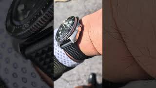 Seiko Prospex SPB153 "Captain Willard" 1970 Heritage Diver's Watch in Natural Light Wrist Roll