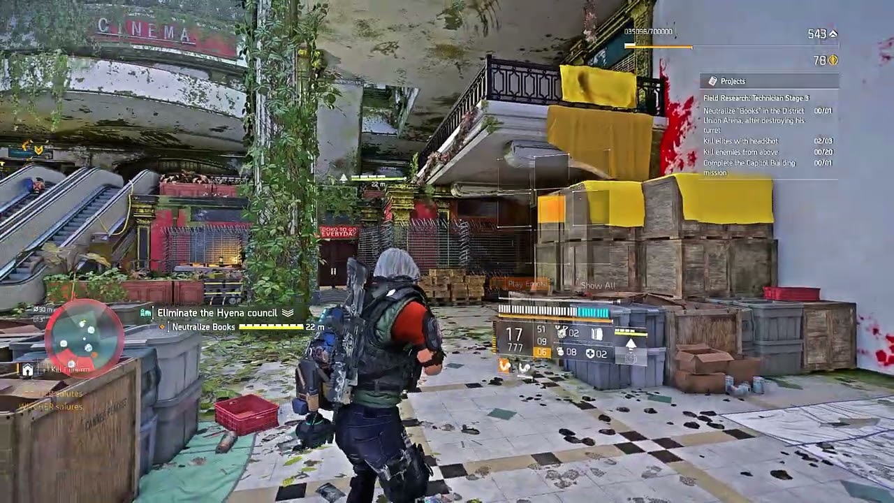 division 2 - technician stage 3 neutralize books in the district union Arena