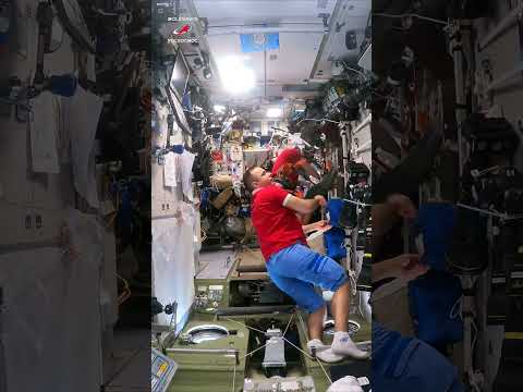 Типичный день на #МКС #космонавты #космос