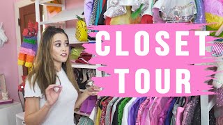 CLOSET TOUR/CLOSET CLEAN OUT!