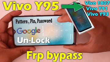 Vivo y95 1807 Google Bypass FRP unlock 👌