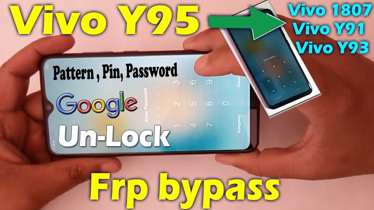Vivo y95 1807 Google Bypass FRP unlock 👌