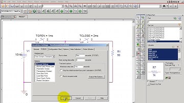 OrCAD PSpice: Time Domain Simulation Plots