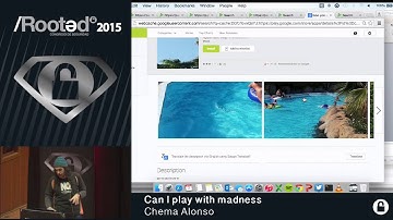 Chema Alonso - Can I play with madness [Rooted CON 2015 - ENG]