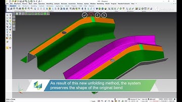 PROGRESS - Part Unfolding - Flange by Deformation | VISI 2022.1
