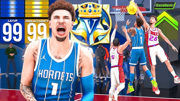 LEGEND LAMELO BALL BUILD is UNSTOPPABLE in RANDOM REC on NBA 2K25