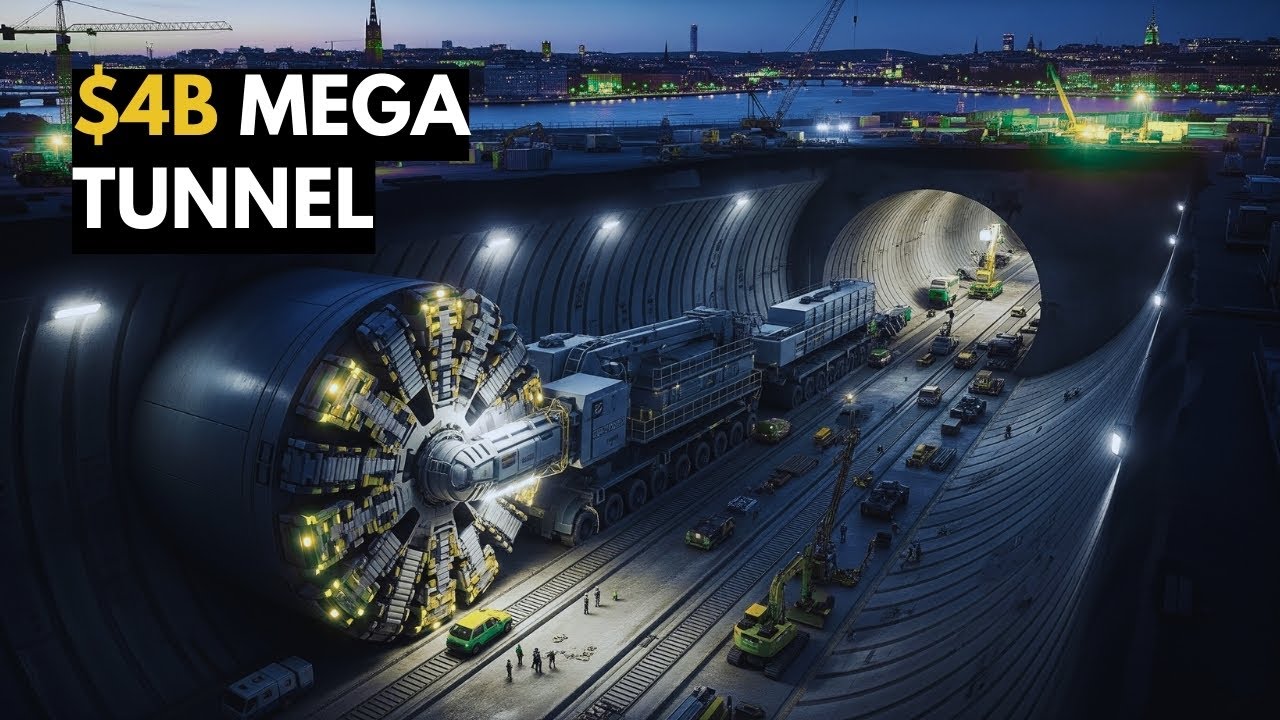 Inside Sweden’s $4 Billion Mega Tunnel: The E4 Stockholm Bypass
