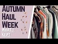 WHAT I KEPT FROM AUTUMN HAUL WEEK 2020 || JESSICA CHELSEA