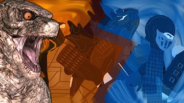 If Godzilla was in Mortal Kombat!?!