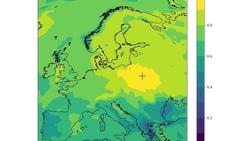 Everything is connected #2 - spatial correlation of solar radiation in winter over Europe