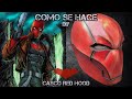 Como Se Hace: Casco Red Hood Rebirth - DC Comics - Goma Eva - DIY