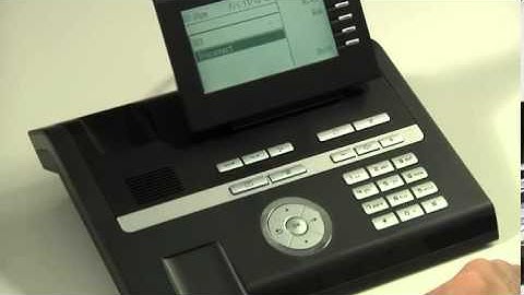 Siemens OpenStage 40 - Basic Call Functions - Tutorial