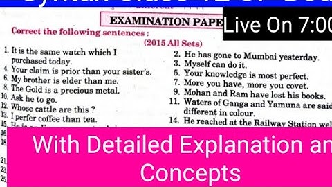 it is the same watch I purchased today in english grammar | Syntax 2015 solved Exercise#syntaxclas12