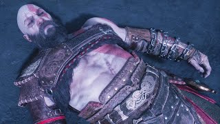 Kratos Dies In Valhalla Scene - God Of War Ragnarok Valhalla DLC PS5 2023