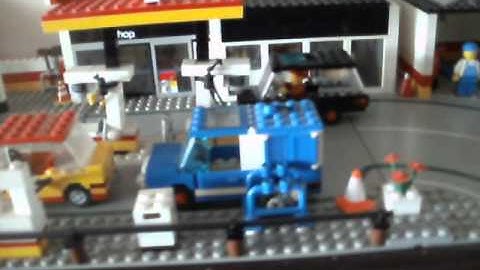 Customized Vintage Lego Shell Station. Set number: 6378