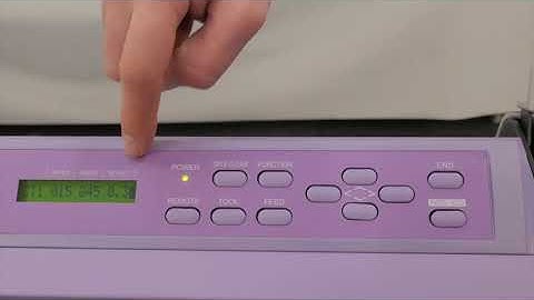 How to change cut pressure on a Mimaki Plotter