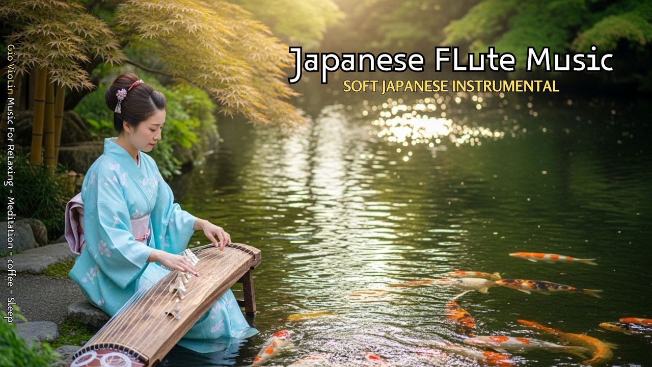 Japanese Flute Music – Calm Mind & Gentle Sleep | Gio Violin