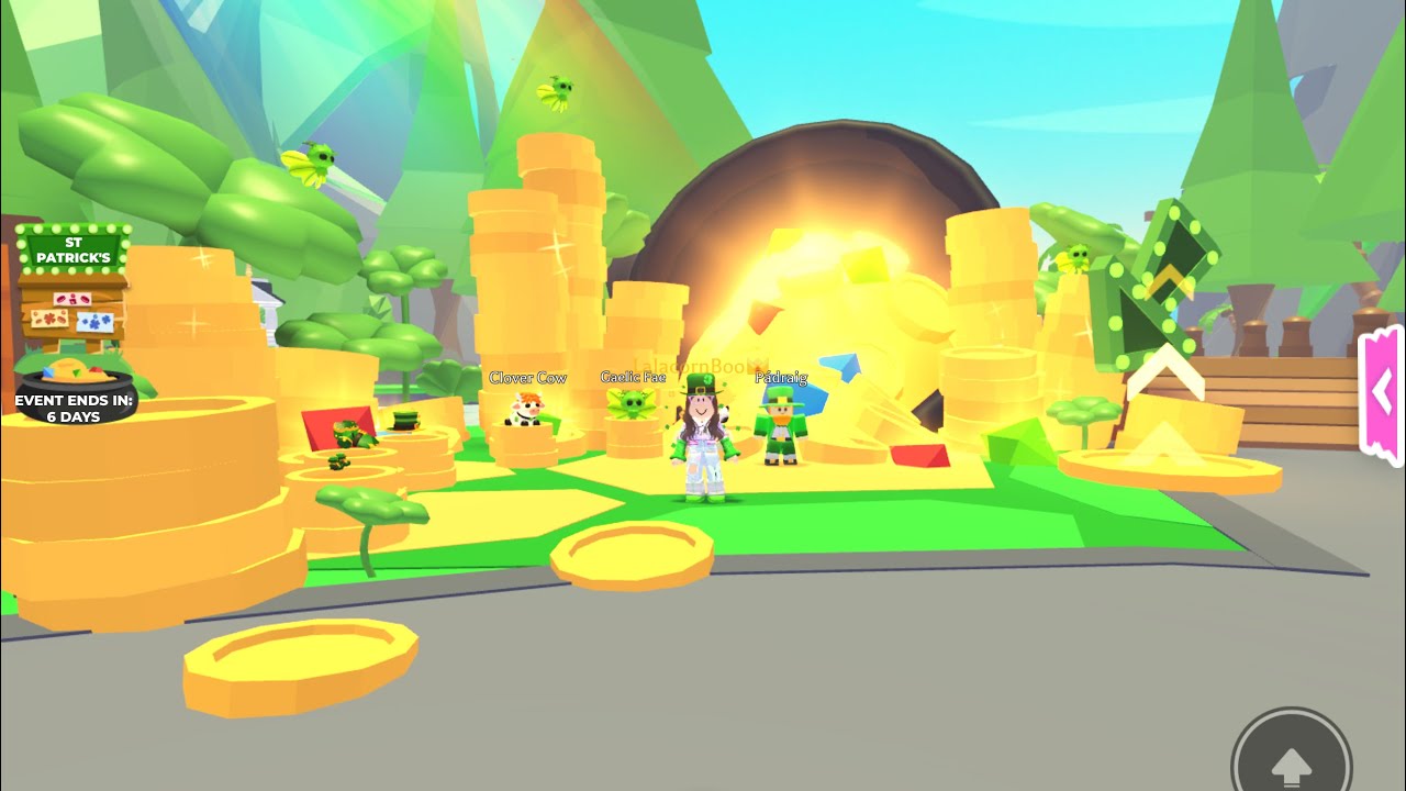 Playing the new St. Patrick’s day update in Adopt Me!🍀 + TOUR OF MY NEW ...