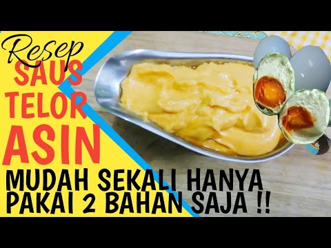 RESEP & CARA MEMBUAT SAUS TELUR ASIN - MUDAH SEKALI HANYA PAKAI  BAHAN SAJA