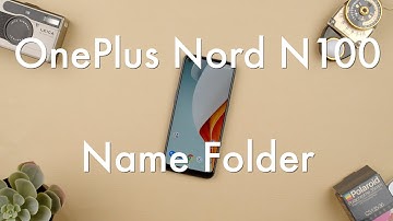 How to Name a Folder on a OnePlus Nord N100 Phone || OnePlus Nord N100