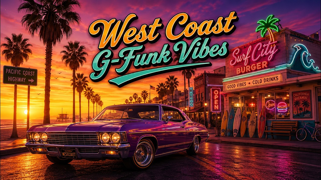 90s G-Funk Mix 🌅 West Coast Classics | Smooth Hip Hop for