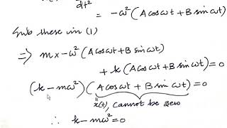 sa3 module6(2) free vibration of undamped SDOF system