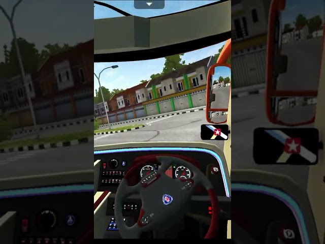 lucky vs unlucky😂  Bus simulator indonesia #shorts class=