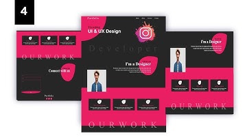 How to Create Personal Portfolio Website Using html and css Step by Step in Hindi 2020 | Part 4