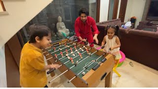 Abhishek Mamu ne foosball k new rule sikhaye😂