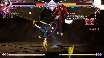 BBCF 2.0 - Litchi Adding Damage in OD (6C(e) loops)