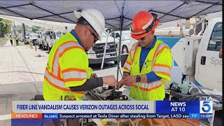 Verizon service restored after vandals cause SoCal outage