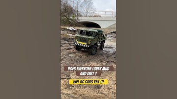 WPL rc cars mud lovers 🐷 #wplrc #wplc24 #wplb24 #arduino #rcoffroad #mud #love #fun #shorts #rccar