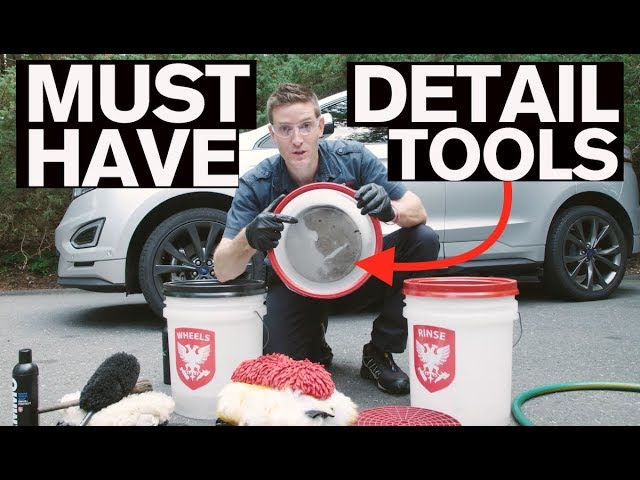 Car detailing equipment and Darren's Must Haves