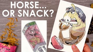 HORSES You Could EAT  Japanese Snack Inspired Art w/ Bokksu