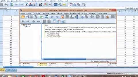 CALCULO DE  VARIABLES CUALITATIVAS  CON EL PAQUETE ESTADISTICO SPSS