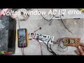 voltas window AC E2 error | E2 | E2 error solution | ac E2 error code repair | PCB repair