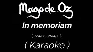 In memoriam [Karaoke] Mägo de Oz