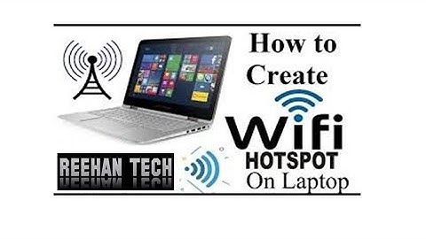 How to use your laptop as hotspot (Create ad-hoc connection)