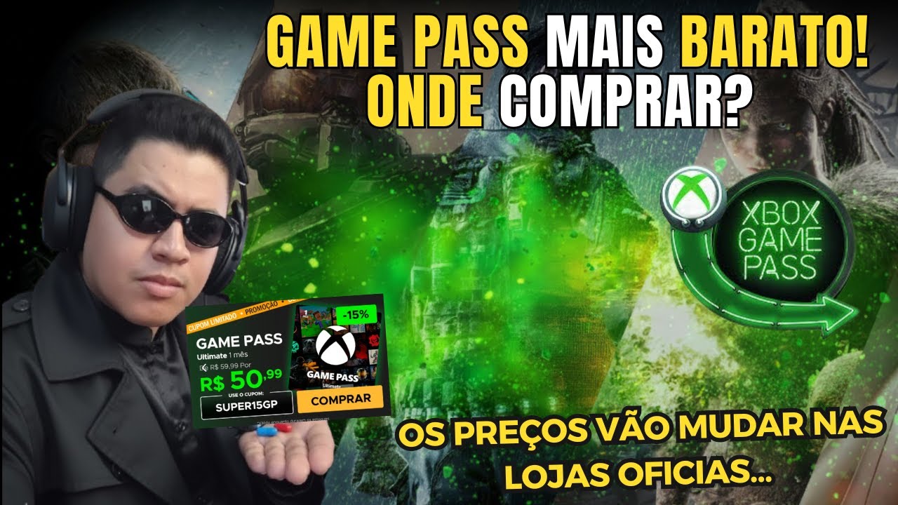 🚨 ÚLTIMO DIA! ONDE COMPRAR GAME PASS MAIS BARATO ANTES DO AUMENTO? 💸 LOJAS SEGURARAM ATÉ HOJE!