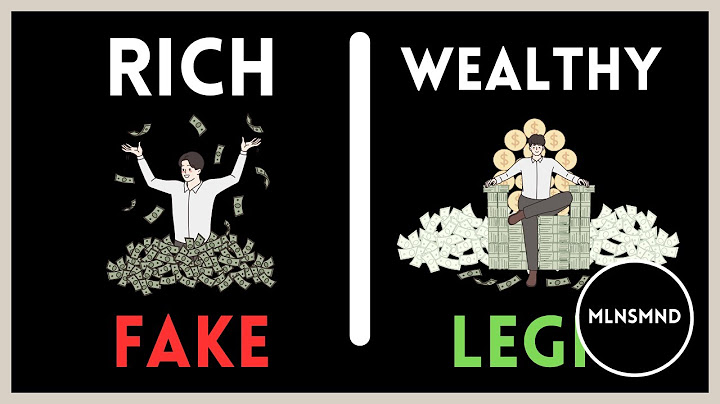 The Difference Between The RICH And WEALTHY
